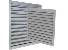 Wetterschutzgitter Aluminium