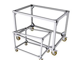 Fahrgestell mit Aluminiumrahmen